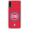 NBA Detroit Pistons Distressed Galaxy A50 Clear Case